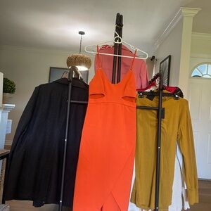 Orange Sleeveless Dress